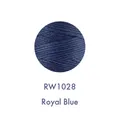 Garn gewachst rund 0,8 mm 50 m 36 Farben für Lederhandwerk – Farbe 28Royal blue