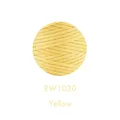 Garn gewachst rund 0,8 mm 50 m 36 Farben für Lederhandwerk – Farbe 30Yellow