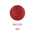 Garn gewachst rund 0,8 mm 50 m 36 Farben für Lederhandwerk – Farbe 33Red