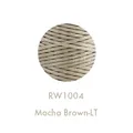 Garn gewachst rund 0,8 mm 50 m 36 Farben für Lederhandwerk – Farbe 4Mocha brown-LT