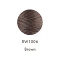Garn gewachst rund 0,8 mm 50 m 36 Farben für Lederhandwerk – Farbe 6Brown