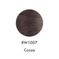 Garn gewachst rund 0,8 mm 50 m 36 Farben für Lederhandwerk – Farbe 7Cocoa