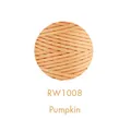 Garn gewachst rund 0,8 mm 50 m 36 Farben für Lederhandwerk – Farbe 8Pumpkin