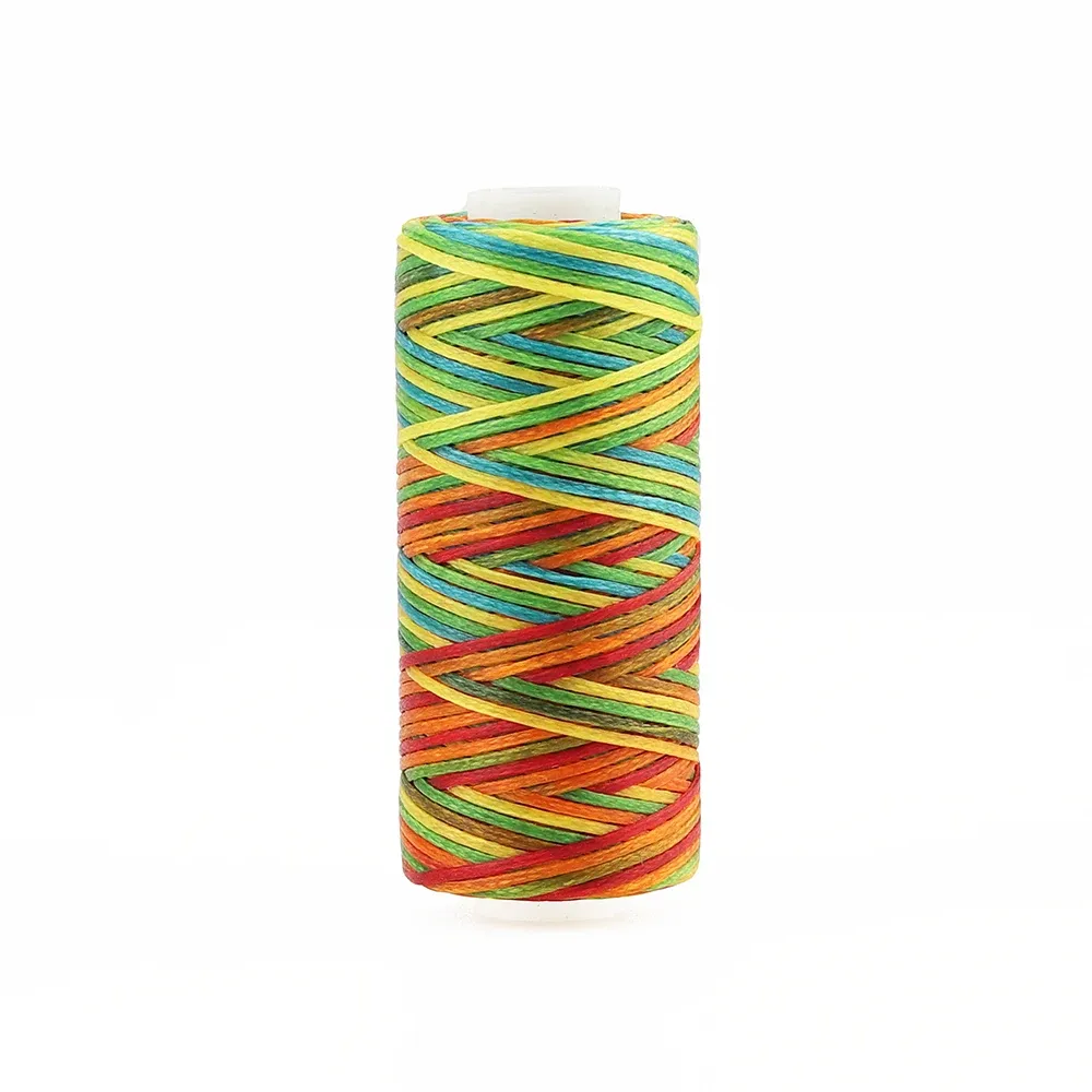 Garn gewachst rund 0,8 mm 50 m 36 Farben für Lederhandwerk