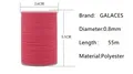 Garn gewachst rund 0,8 mm 55 m Polyester für Leder und DIY – 2