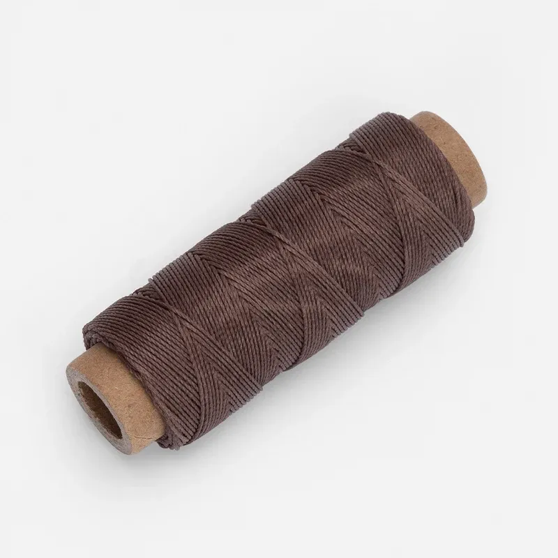 Garn gewachst rund 12 Farben 0,35 bis 0,65 mm für DIY