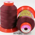 Garn Nähgarn 0,7 mm Nylon Polyester stark für Leder und Möbel – Farbe Weinrot 8074