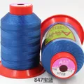 Garn Nähgarn 0,7 mm Nylon Polyester stark für Leder und Möbel – Farbe Königsblau 847