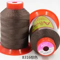 Garn Nähgarn 0,7 mm Nylon Polyester stark für Leder und Möbel – Farbe braun 8316