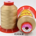 Garn Nähgarn 0,7 mm Nylon Polyester stark für Leder und Möbel – Farbe Creme 8140