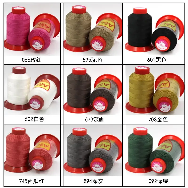 Garn Nähgarn 0,7 mm Nylon Polyester stark für Leder und Möbel