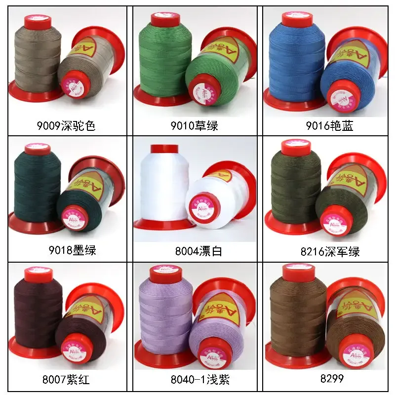Garn Nähgarn 0,7 mm Nylon Polyester stark für Leder und Möbel