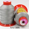 Garn Nähgarn 0,7 mm Nylon Polyester stark für Leder und Möbel – Farbe Silber 8252-1