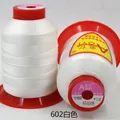 Garn Nähgarn 0,7 mm Nylon Polyester stark für Leder und Möbel – Farbe weiß 602
