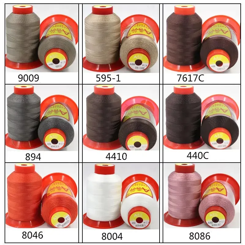 Garn Nähmaschine 0,4 mm Polyester hochfest für Leder und Automatten