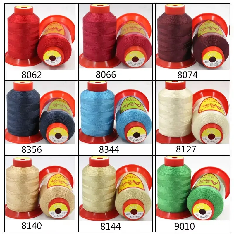 Garn Nähmaschine 0,4 mm Polyester hochfest für Leder und Automatten