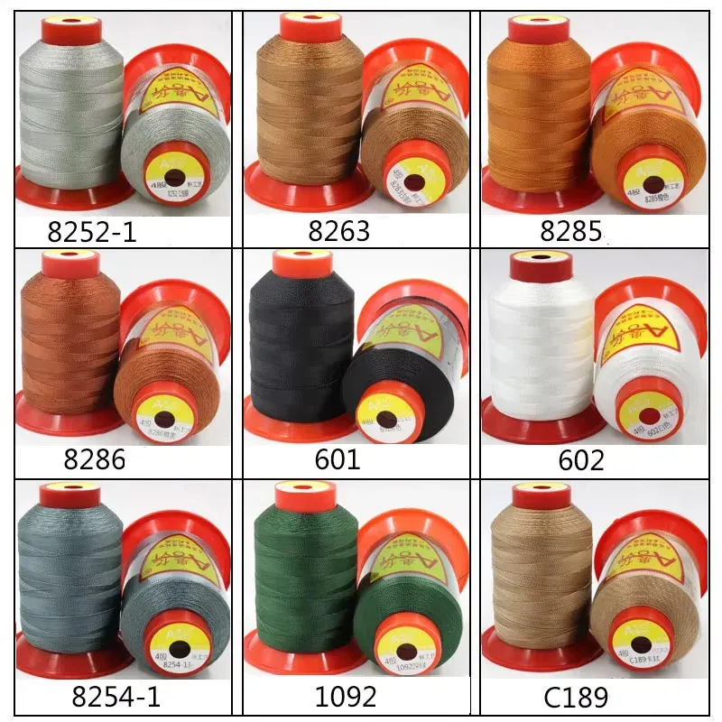 Garn Nähmaschine 0,4 mm Polyester hochfest für Leder und Automatten
