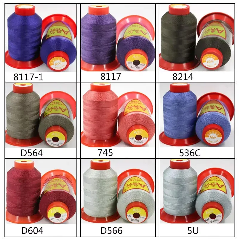 Garn Nähmaschine 0,4 mm Polyester hochfest für Leder und Automatten