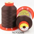 Garn Nähmaschine 0,4 mm Polyester hochfest für Leder und Automatten – Farbe 7617C