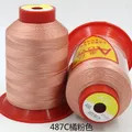 Garn Nähmaschine 0,4 mm Polyester hochfest für Leder und Automatten – Farbe 487C