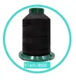 Garn Polyester hochfest 0,2 mm für Leder und Textilien – Farbe schwarz