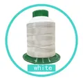 Garn Polyester hochfest 0,2 mm für Leder und Textilien – Farbe weiß