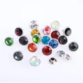 Glas Strass Nieten 6mm bis 8mm für Lederhandwerk 100 Sets – 3