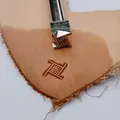 Gravur Prägewerkzeug Leder geometrisch – 1