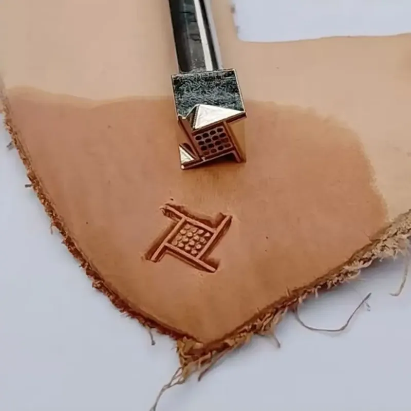 Gravur Prägewerkzeug Leder geometrisch
