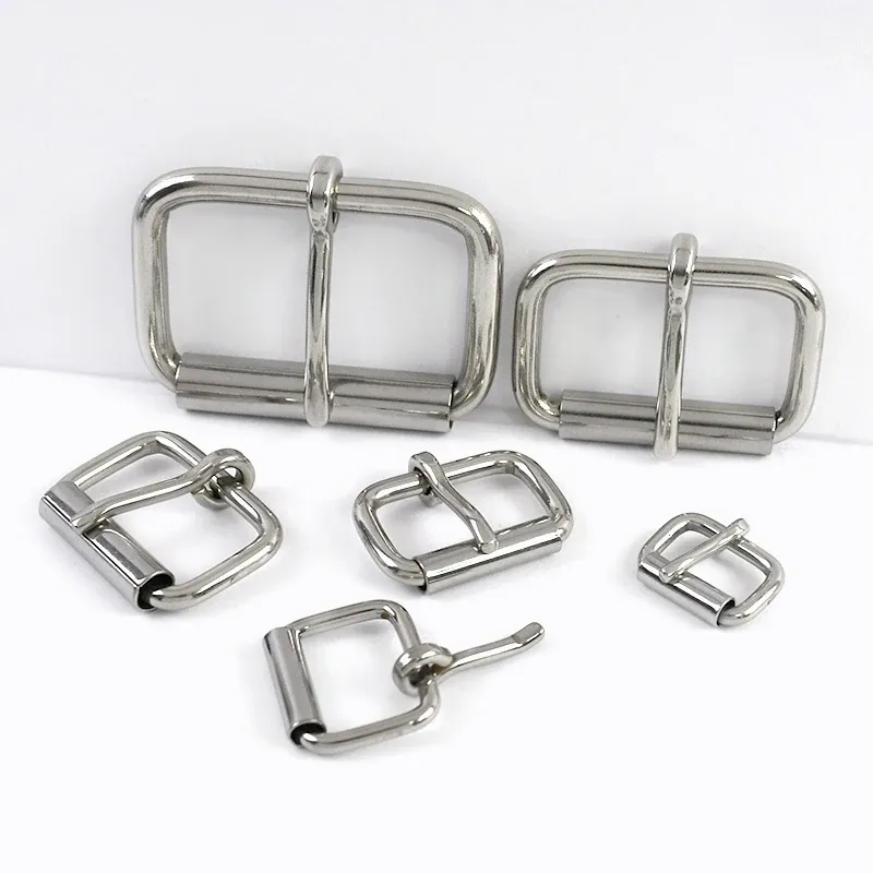 Gürtelschnalle Edelstahl 1 bis 5 Stück für Leder Hundeleinen Taschen 16 bis 50 mm