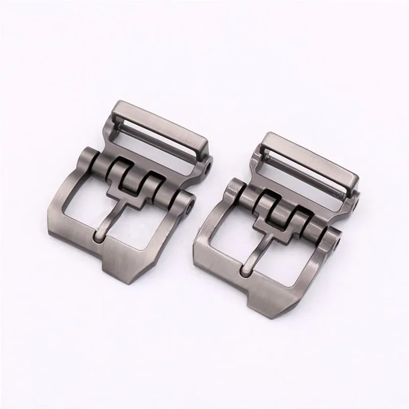 Gürtelschnalle Messing Edelstahl 1 Stück für Herren Lederhandwerk Jeans 40 mm