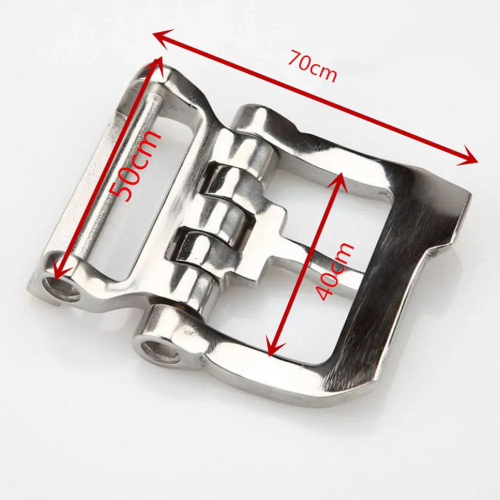 Gürtelschnalle Messing Edelstahl 1 Stück für Herren Lederhandwerk Jeans 40 mm