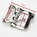 Gürtelschnalle Messing Edelstahl 1 Stück für Herren Lederhandwerk Jeans 40 mm – 2