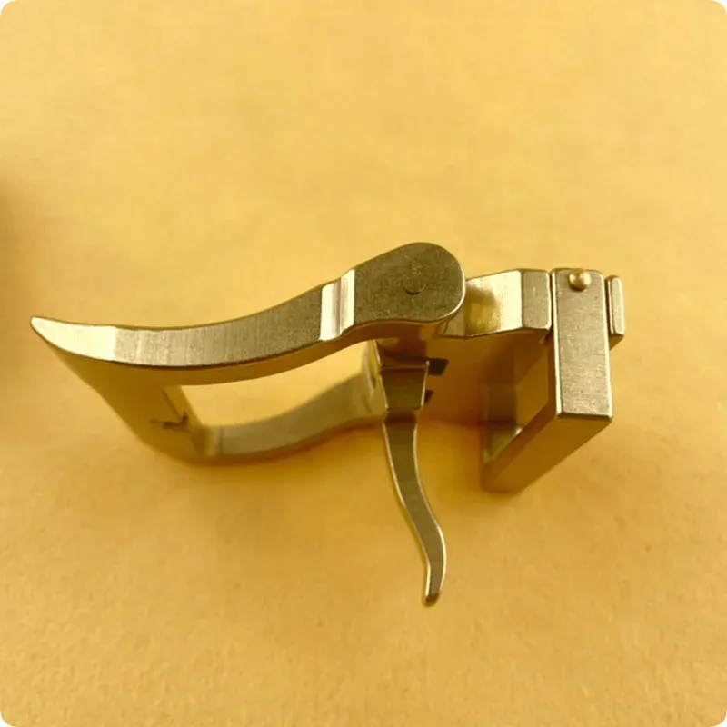 Gürtelschnalle Messing Edelstahl 1 Stück für Herren Lederhandwerk Jeans 40 mm