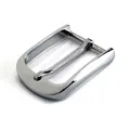 Gürtelschnalle Metall 1 Stück für Lederhandwerk Jeans Gurtband Herren 40 mm – Farbe Silver