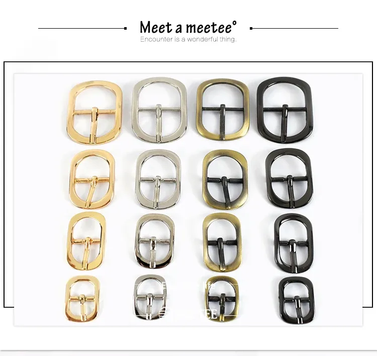 Gürtelschnalle Metall 5 bis 10 Stück für Taschen Schuhe Lederhandwerk