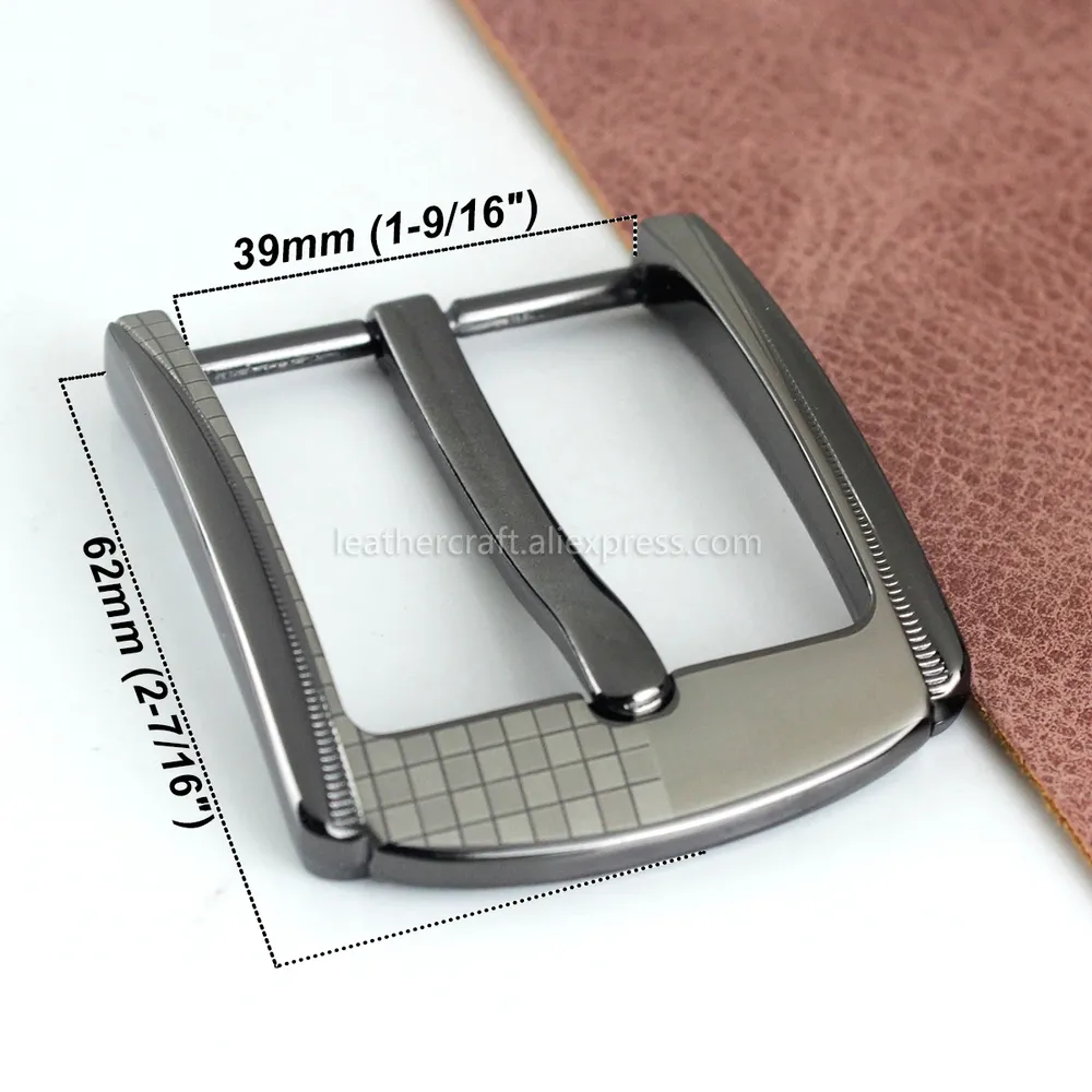 Gürtelschnalle Pin 1 Stück für Herren Lederhandwerk Jeans Gürtel 40 mm
