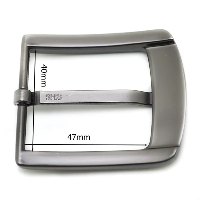 Gürtelschnalle Pin Metall 1 Stück für Lederhandwerk Herren Gürtel 40 mm