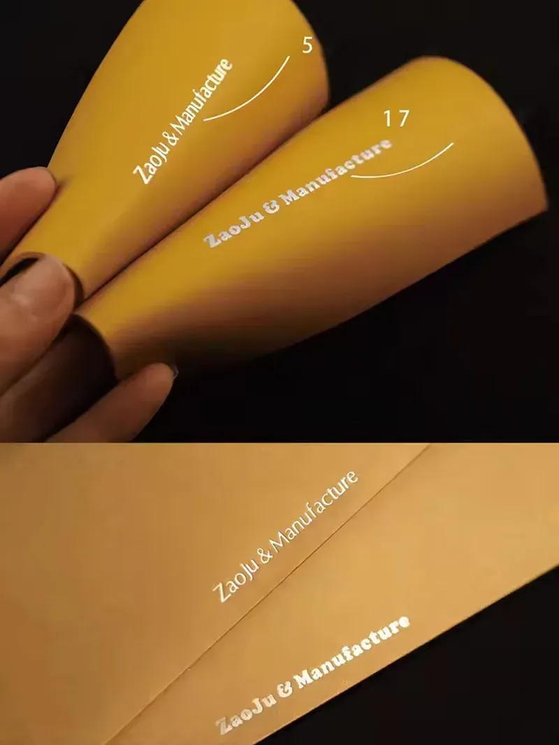 Heißfolienprägeset Messing Typensatz Lederhandwerk Verpackungen Karten