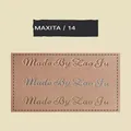Heißfolienprägeset Messing Typensatz Lederhandwerk Verpackungen Karten – Color Font 14 Set
