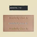 Heißfolienprägeset Messing Typensatz Lederhandwerk Verpackungen Karten – Color Font 13 Set