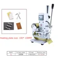 Heißpräge Maschine Leder Logo Digital PVC Karten Papier – Color 10x13 with holder