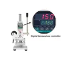 Heißpräge Maschine Leder Logo Digital PVC Karten Papier – 3