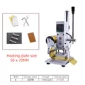 Heißpräge Maschine Leder Logo Digital PVC Karten Papier – Color 5x7 with holder