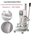 Heißprägegerät Leder Papier Holz manuell oder digital – Farbe 10x13 Digital displa
