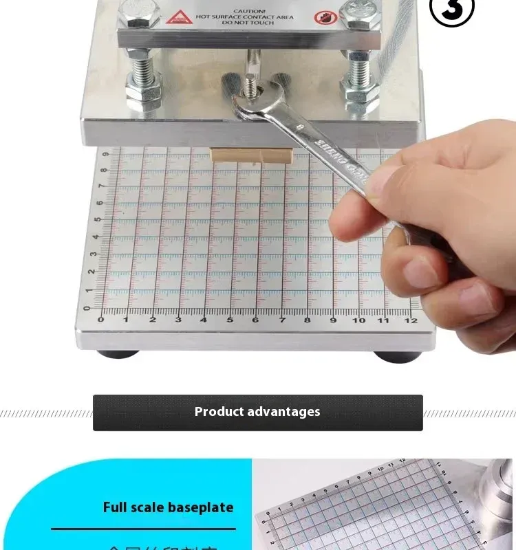 Heißprägegerät Leder Papier Holz manuell oder digital