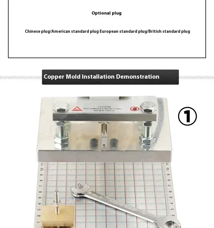 Heißprägegerät Leder Papier Holz manuell oder digital