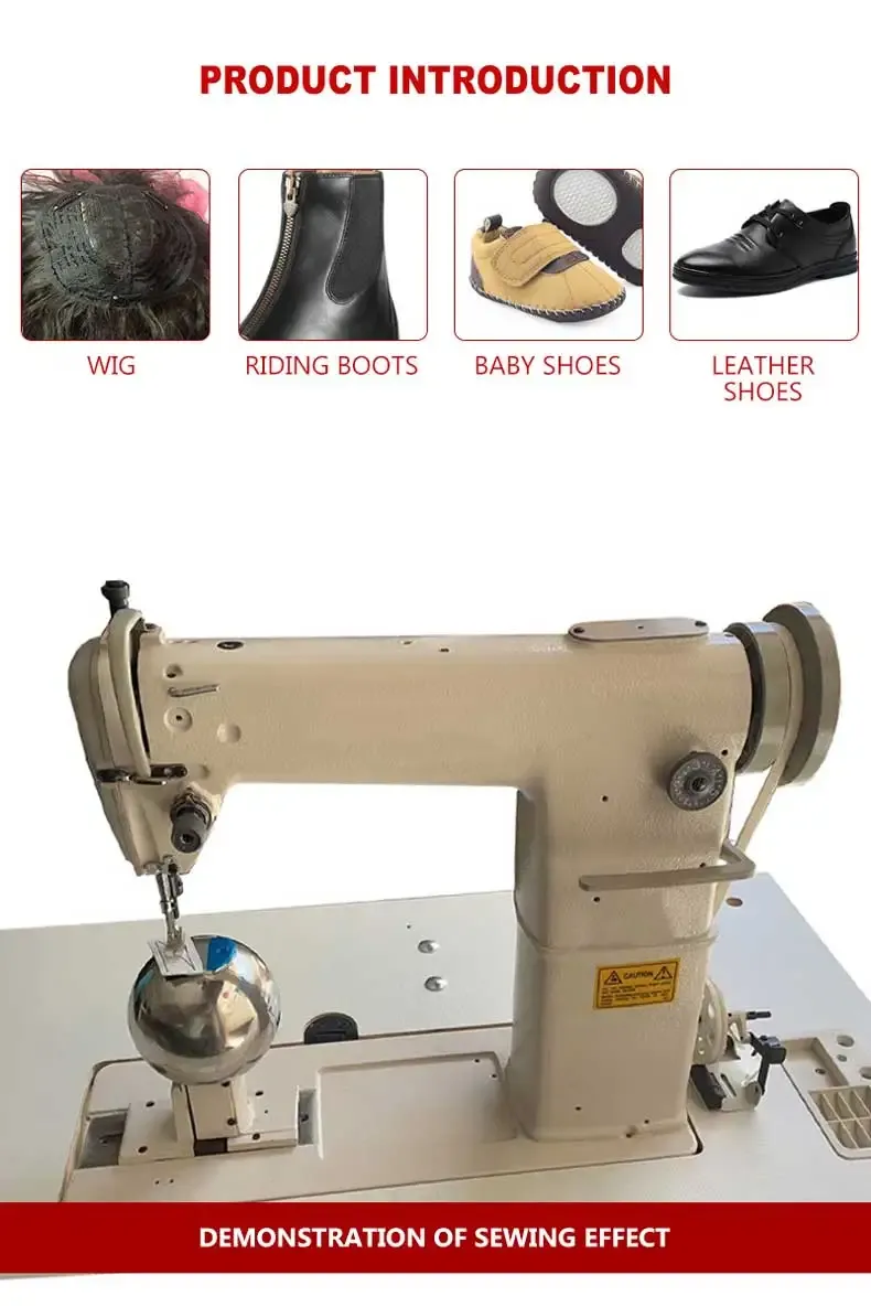 Industrie Nähmaschine Leder Stoff 5 mm Dicke Einzelnadel