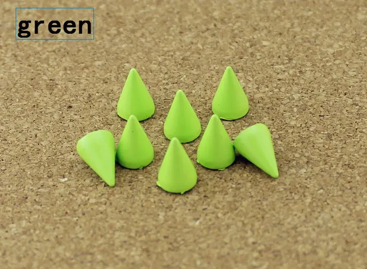 Kegel Farbige Nieten 7x10 mm für Kleidung Taschen Schuhe Lederhandwerk