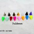 Kegel Farbige Nieten 7x10 mm für Kleidung Taschen Schuhe Lederhandwerk – 1